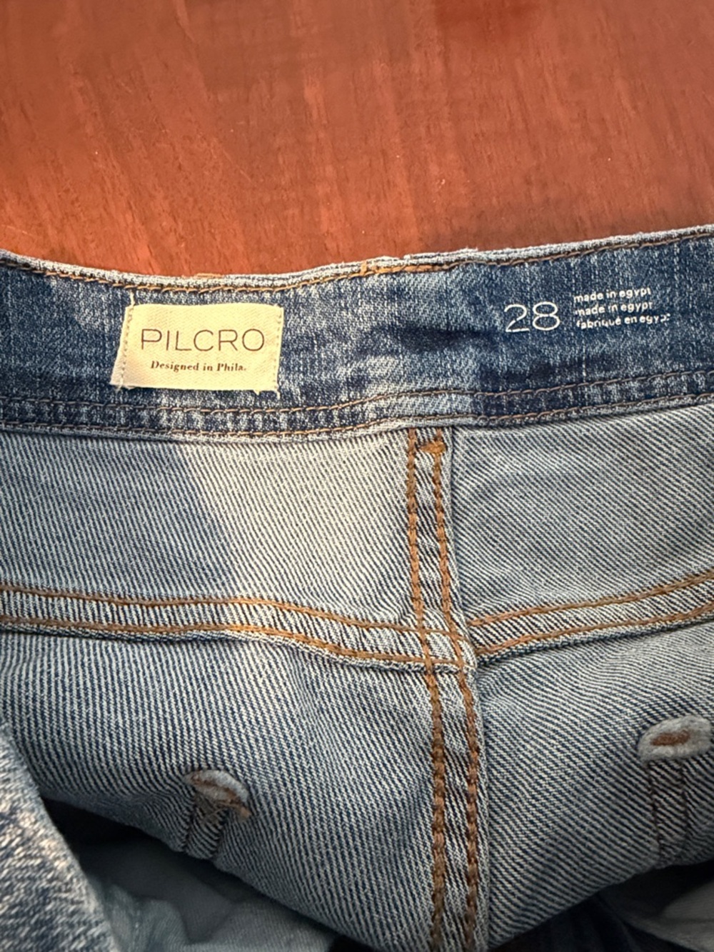 Anthropologie The Adi Regenerative Cotton Mid-Rise Raw Edge Hem Flare Jeans 28 - Picture 8 of 10